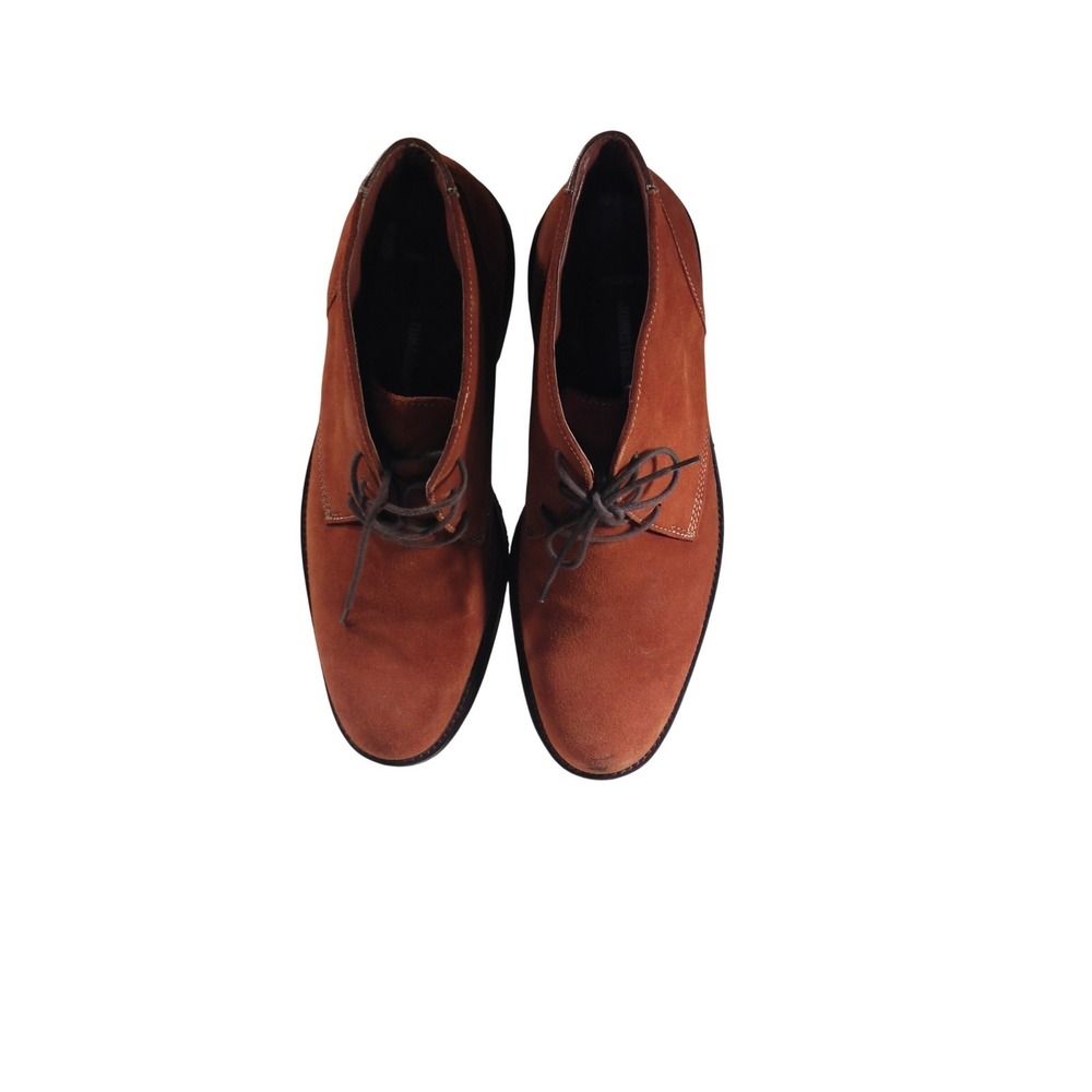 Johnston & Murphy Red Suede Chukka Boots Mens‎ Size 10 Mid Top